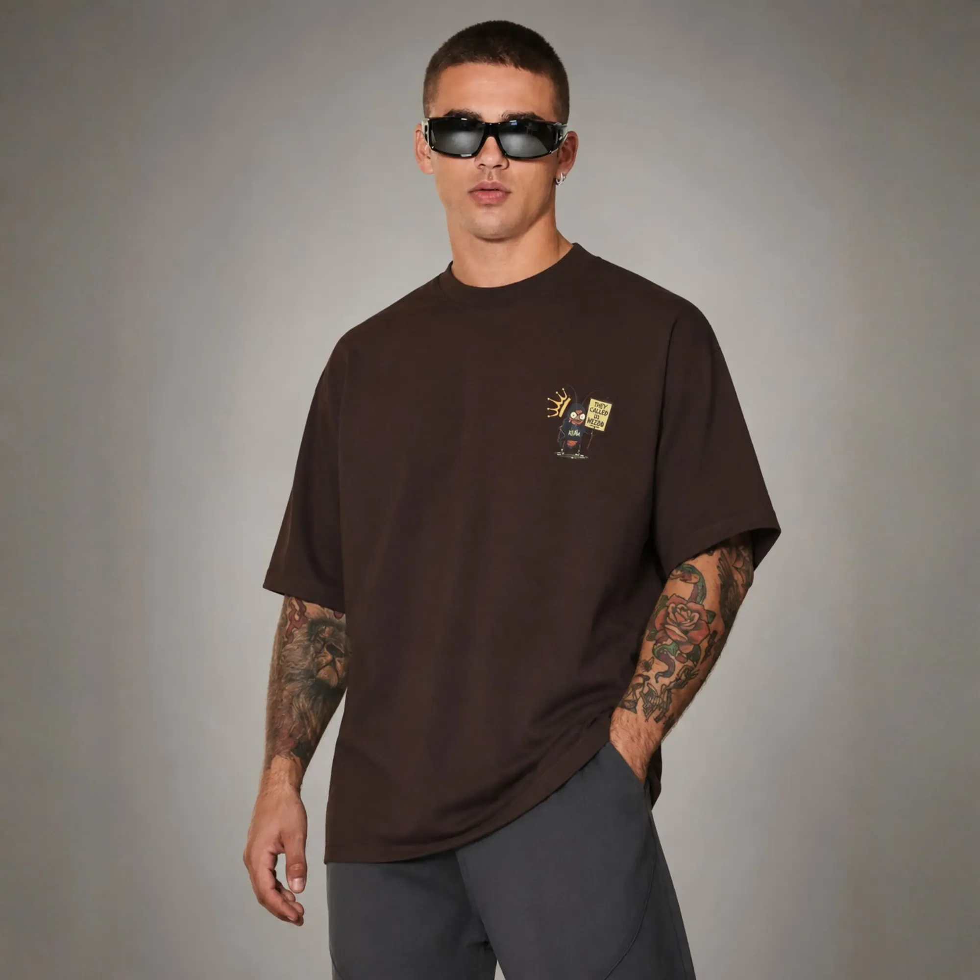 Rebel Roach Oversized Tee — view 1